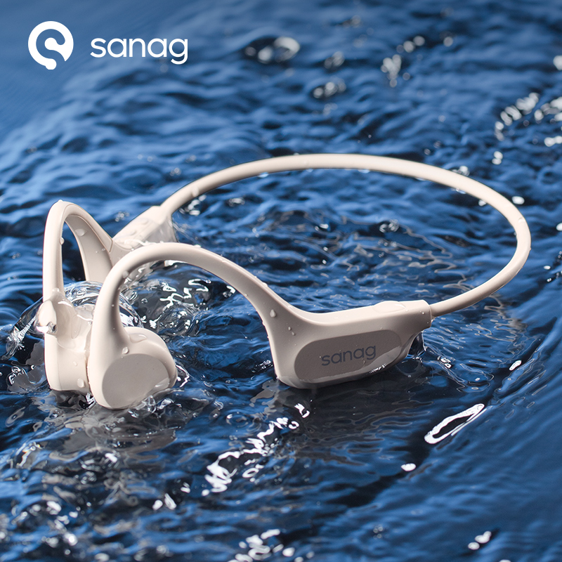 Bone Conduction Running Headphones - Sanag B60S IPX8 Headphone Bluetooth untuk