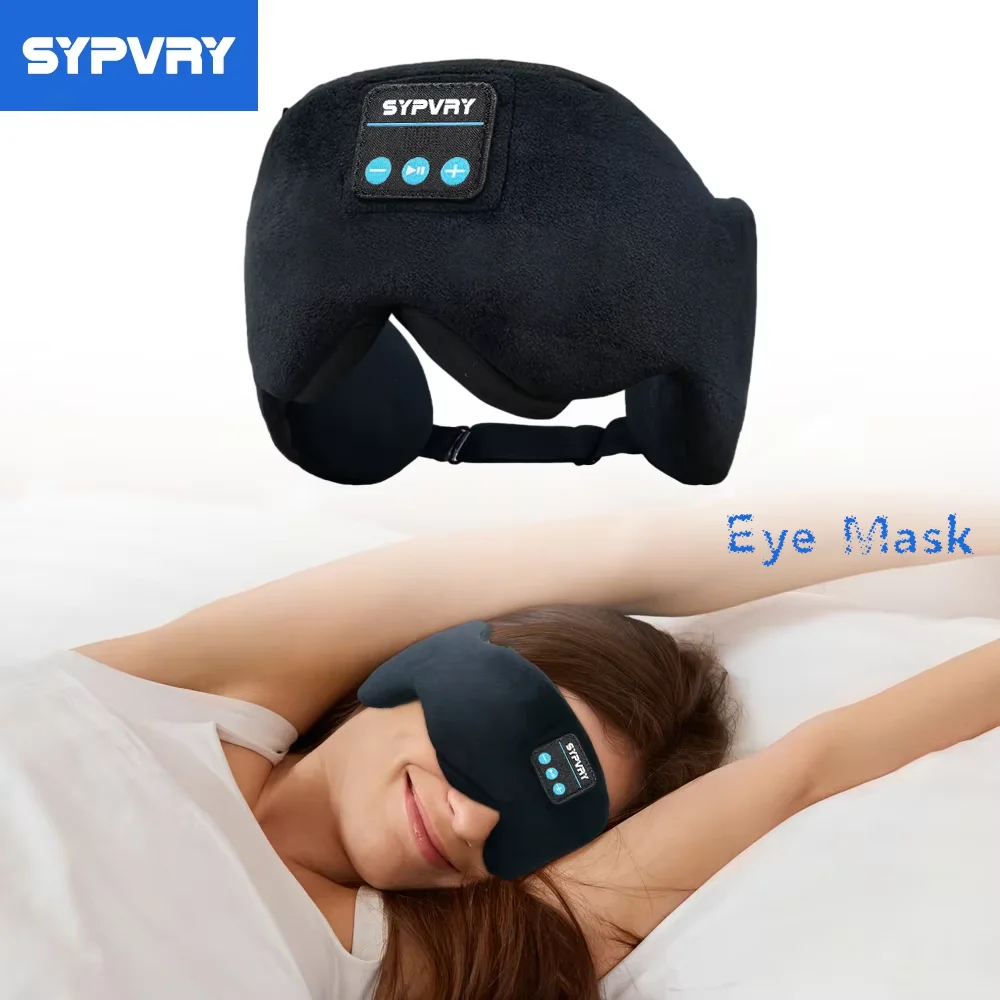 Sleep Mask Headphones Bluetooth - Masker Mata Bluetooth dengan Headphone untuk