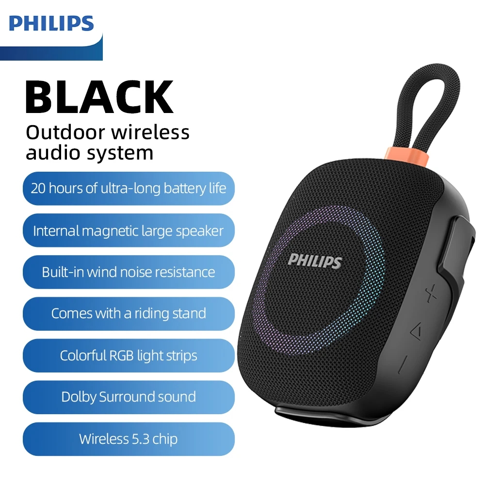 Philips TAS1150/TAS1160 Speake - Portable Bluetooth Speaker Waterproof Ipx7 ulasan dan harga