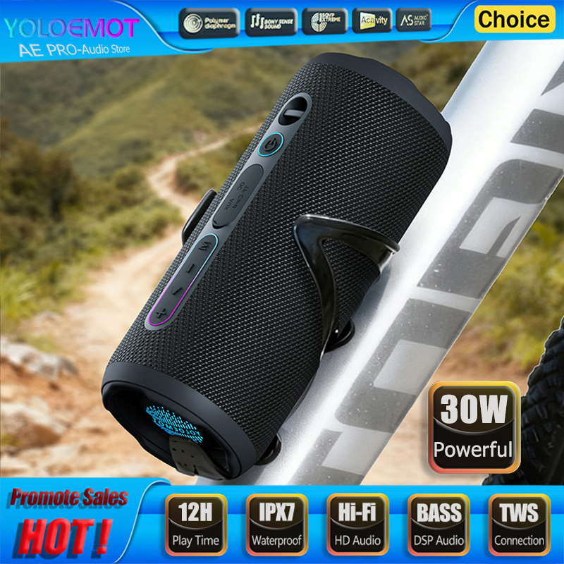 Speaker Bluetooth Portabel 30W - Portable Bluetooth Speaker Waterproof Ipx7 ulasan dan harga