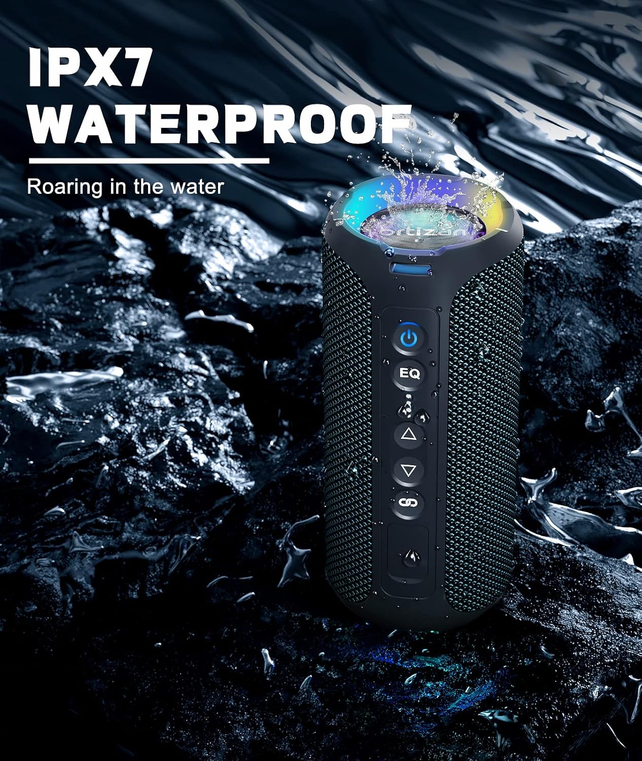 Ortizan Speaker Bluetooth 40W  - Portable Bluetooth Speaker Waterproof Ipx7 ulasan dan harga