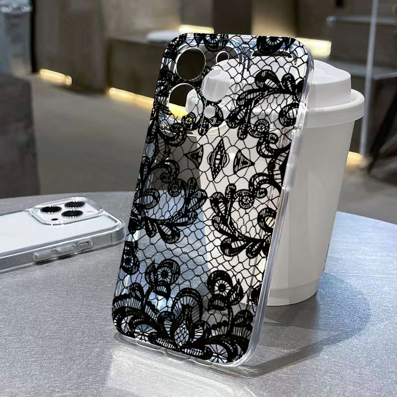 Casing Ponsel Pola Bunga Renda - Tablets ulasan dan harga