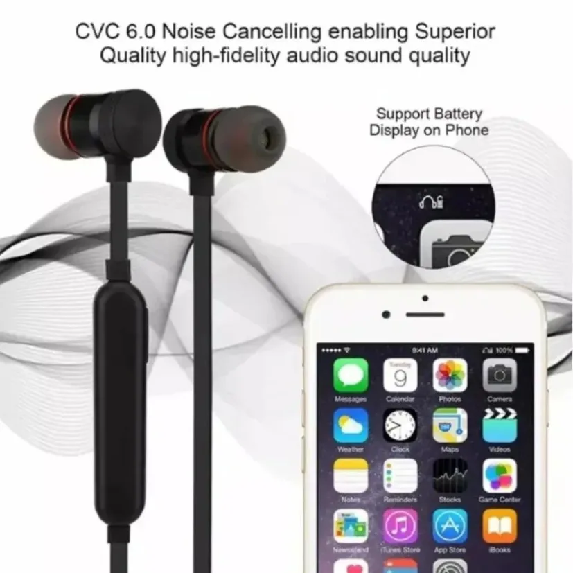Headset Bluetooth dengan Tali  - Magnetic Neckband Sports Earphones ulasan dan harga