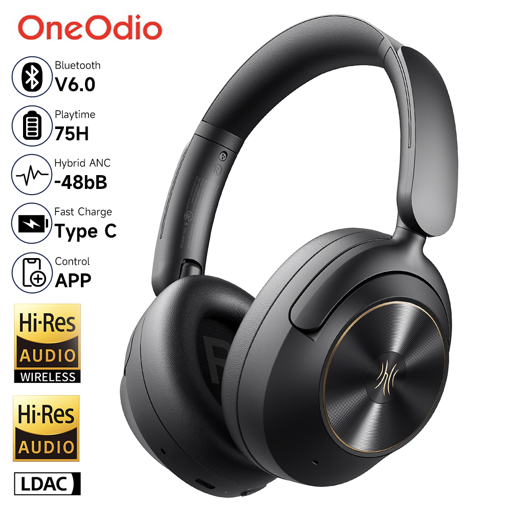 Oneodio A6 ANC Headphone Bluet - Anc Wireless Over Ear Headphones ulasan dan harga