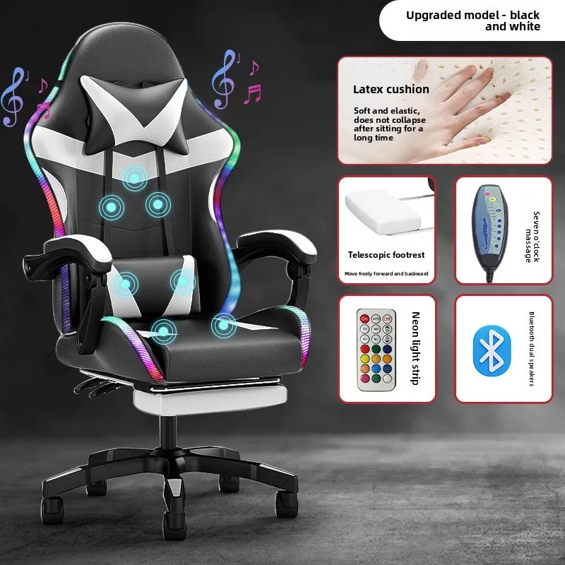 Kursi Gaming dengan Lampu, Spe - Speakers ulasan dan harga